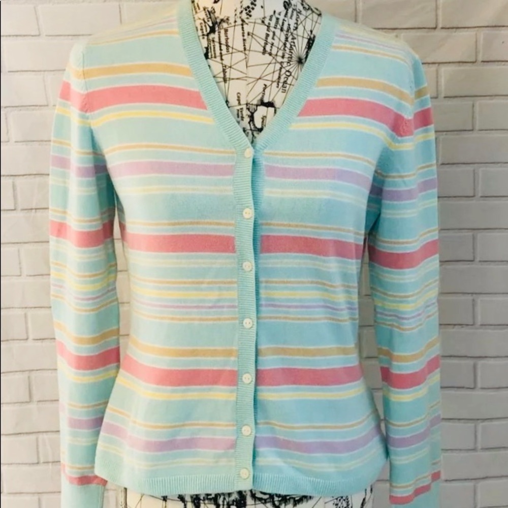 Striped Tommy Hilfiger Cardigan Medium
